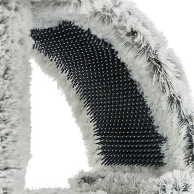 Trixie Junior Scratching Post Harvey avec un pinceau blanc noir