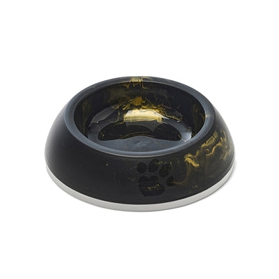 Savic Food Bowl Kat Delice Marble Black Gold