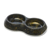 Savic Food Bowl Delice Double Marble Black Gold