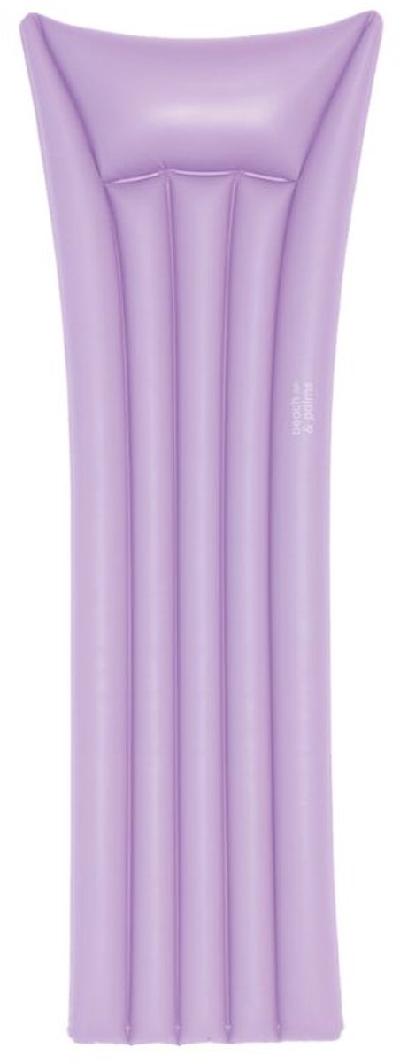 Palmiers de plage - matelas pneumatique - 177 x 67 x 19 cm - violet - bronzage