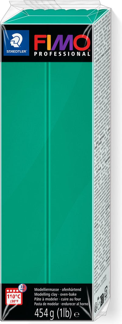 Pâte à modeler Fimo professionnelle 454 g vert primaire