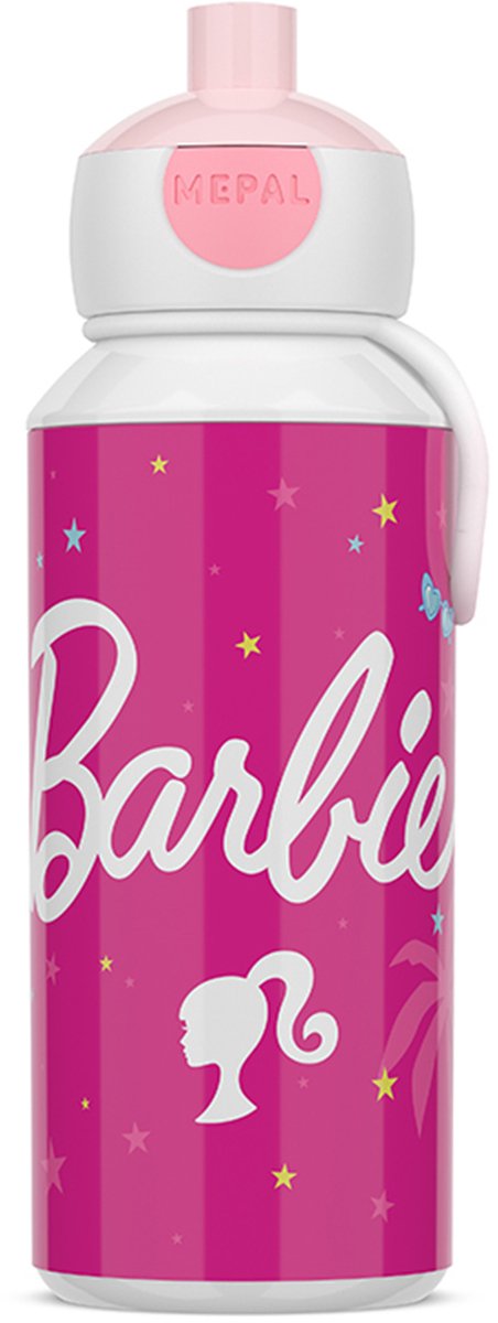 Gourde pop-up Mepal campus - 400 ml - se ferme bien - gobelet pour enfant - barbie