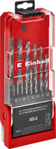 Jeu de forets Einhell - 13 pièces - hss-g argent - coffret de forets