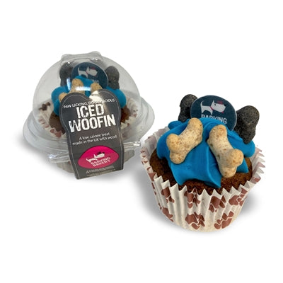 The Barking Bakery The Barking Bakery Carob Woofin avec Blue Glaze