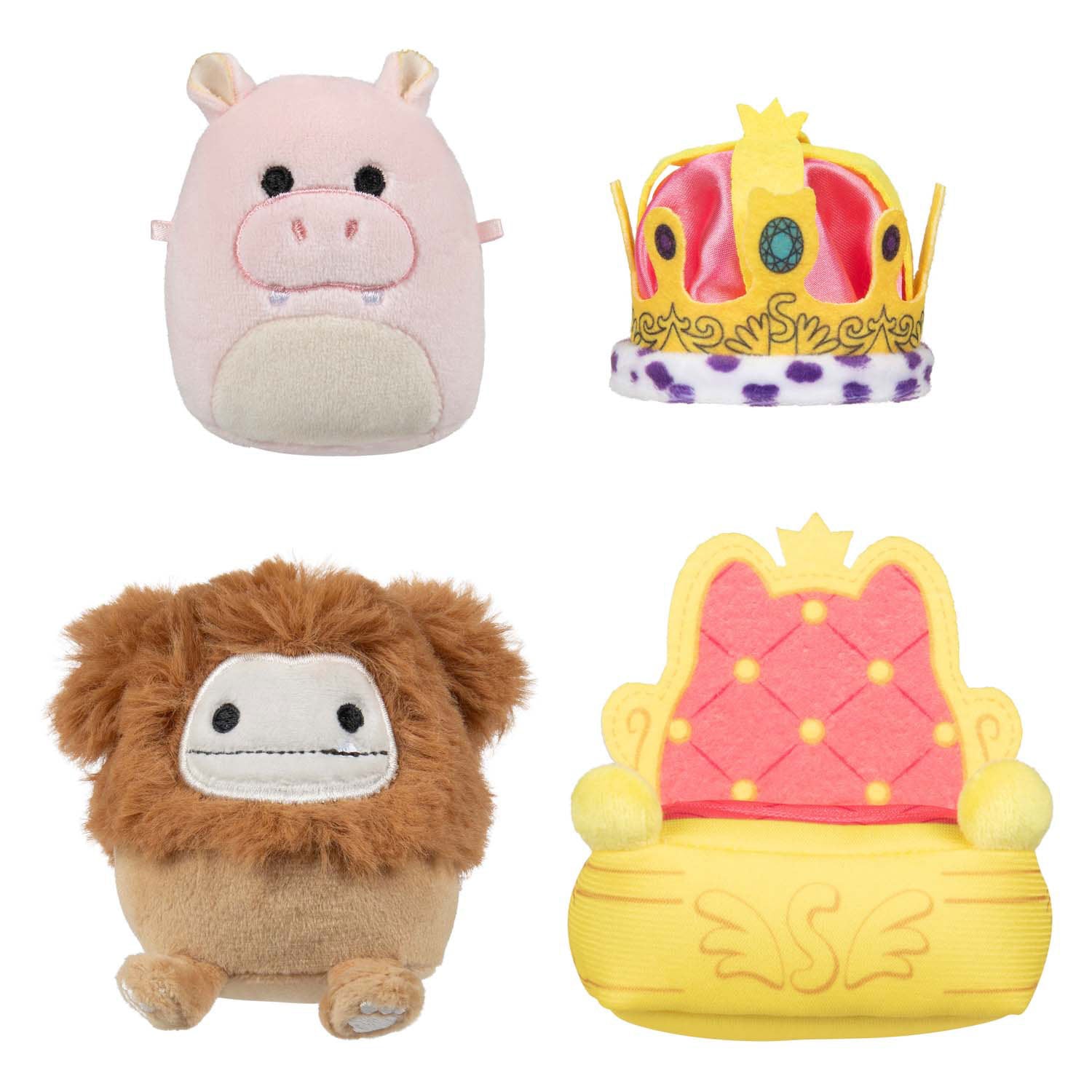 Squishmallows micromallows en peluche câline - char de parade, 4 pcs.