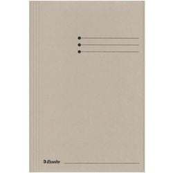 Esselte dossiers 3 rabats folio 240x318mm gris