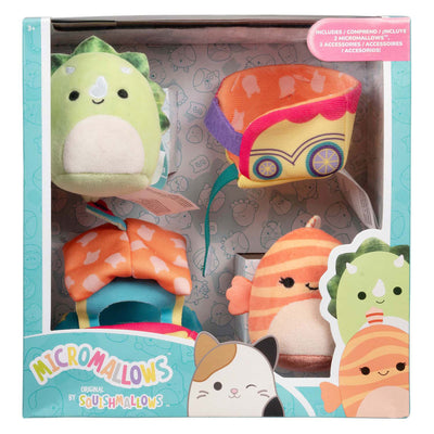 Squishmallows peluche micromallows en peluche - ticket to ride, 4 pcs.