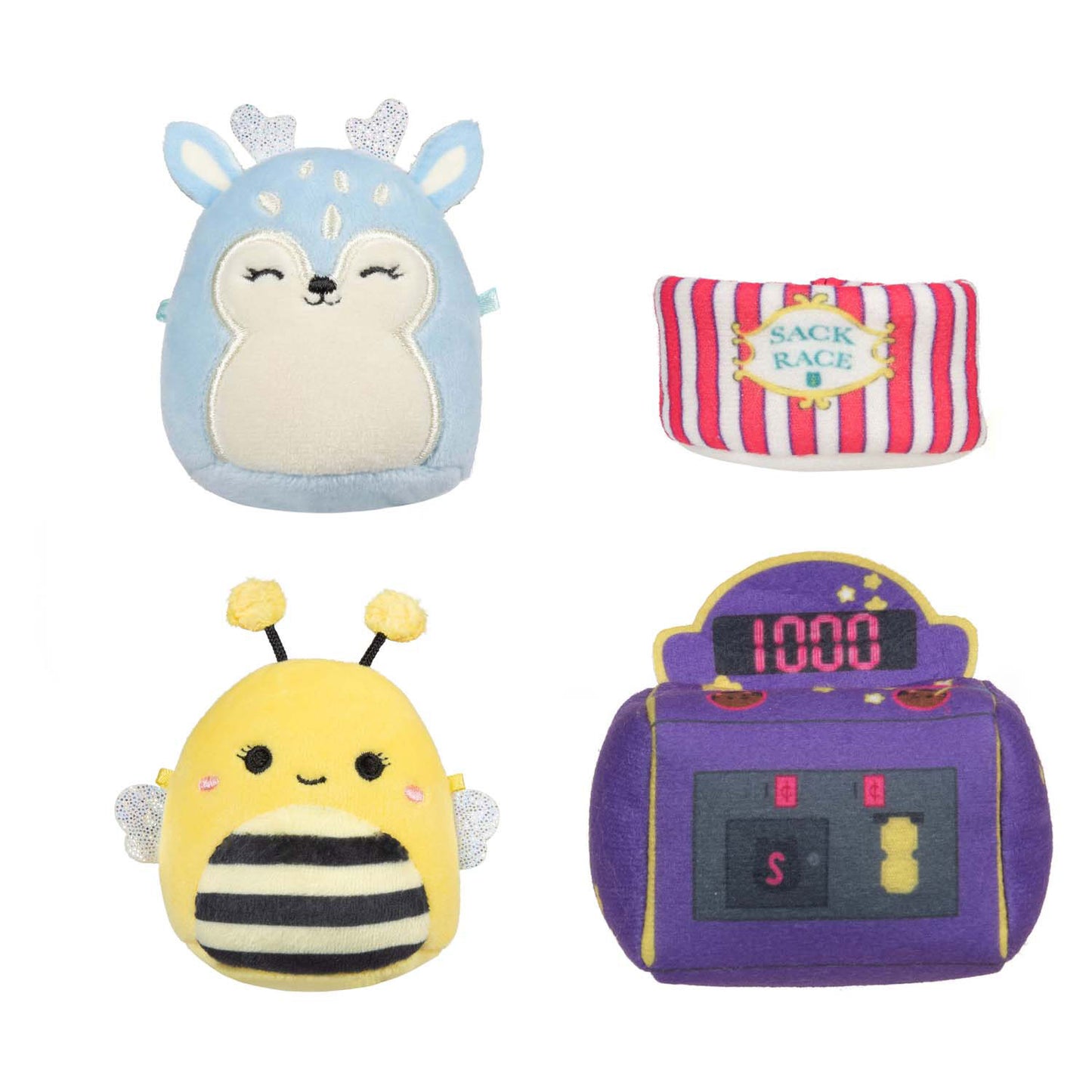 Squishmallows peluche micromallows en peluche - game on, 4 pcs.