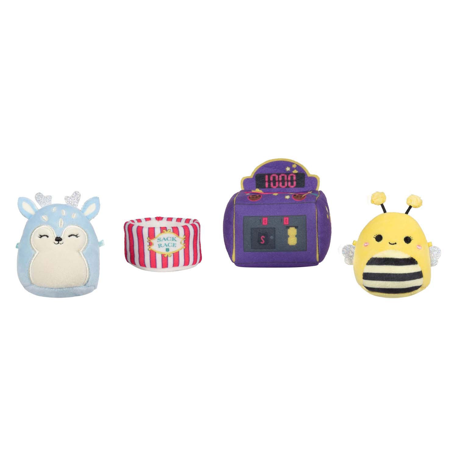 Squishmallows peluche micromallows en peluche - game on, 4 pcs.