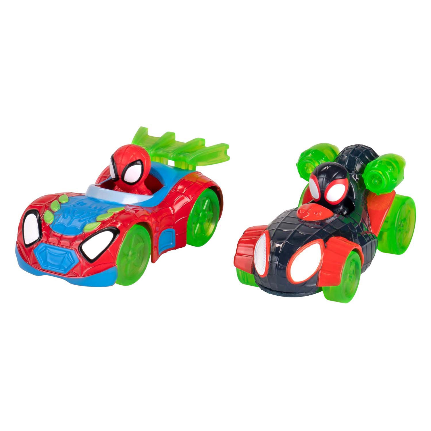 Piste de course du siège social de Jazwares Spidey Mega Jump