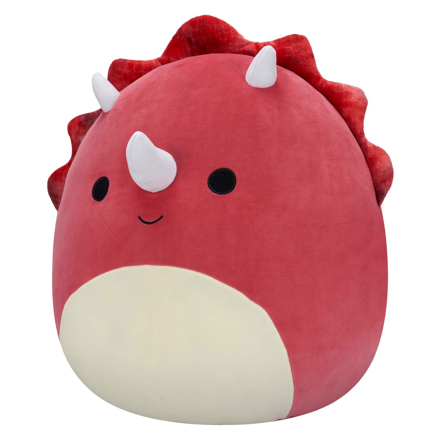 Peluche peluche Squishmallows - tricératops rouge tristan, 50cm