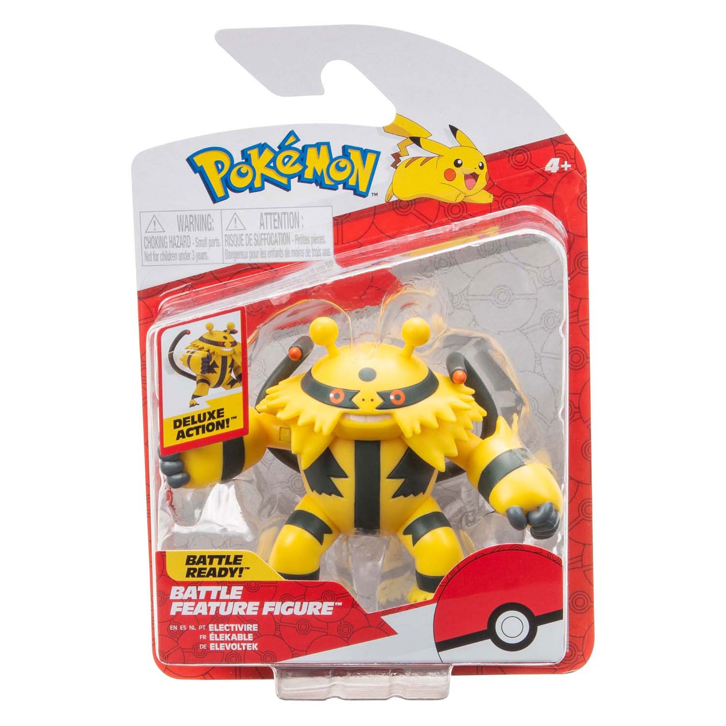Figurine de combat Pokémon Jazwares - Electivire