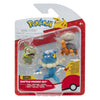 Figurine de combat Pokémon Jazwares - Axew, Frogadier Torkoal
