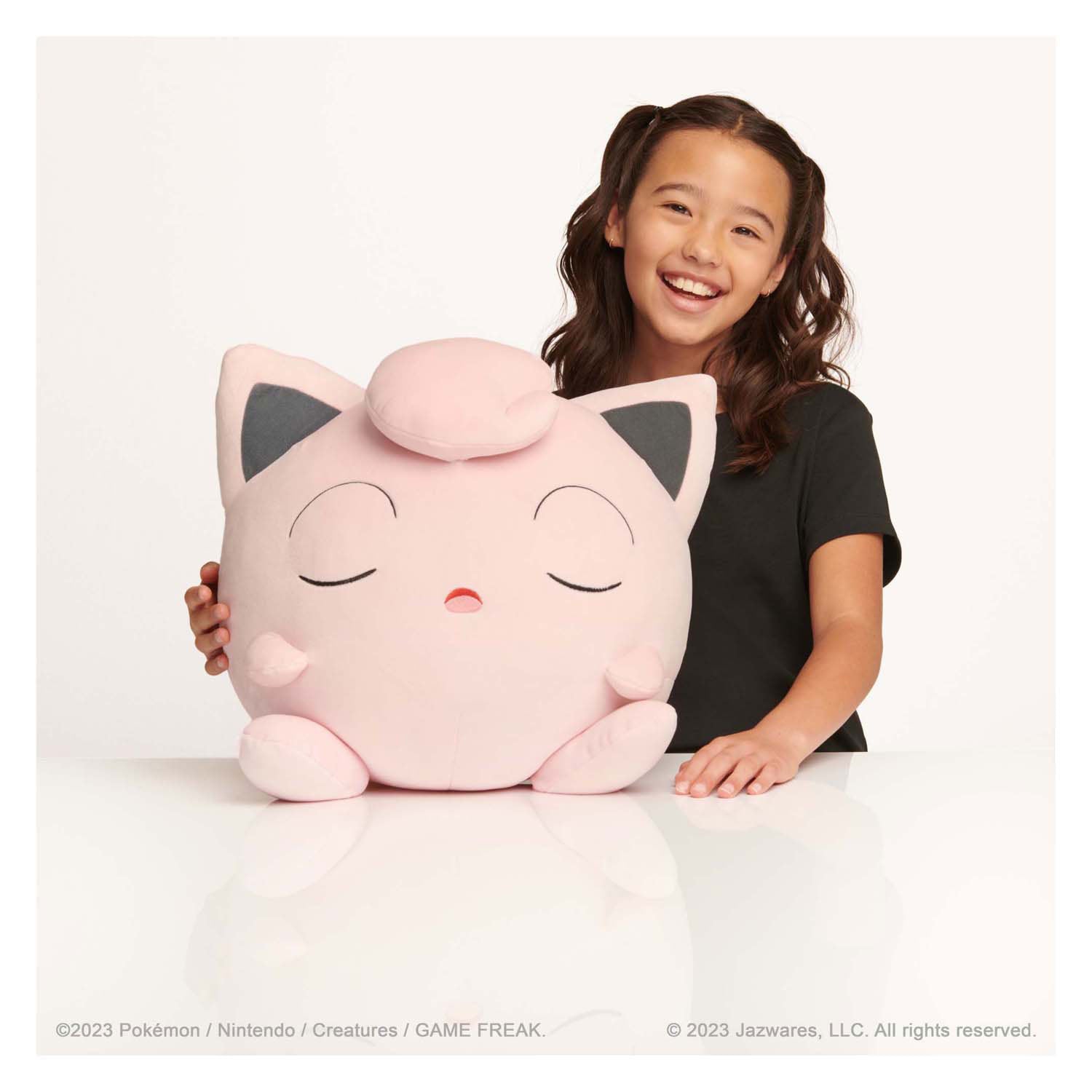 Jazwares Pokémon peluche endormie peluche Jigglypuff, 45 cm