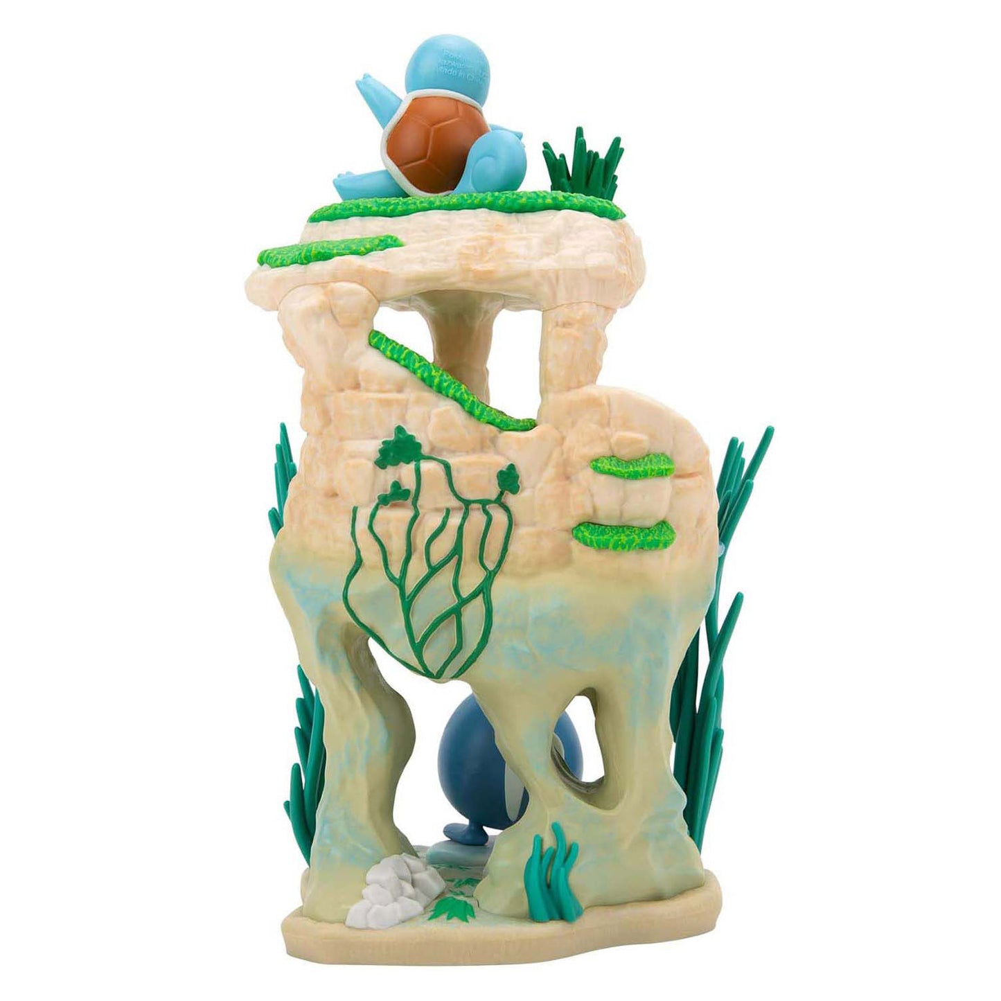 Ensemble de figurines d'environnement Pokémon Jazwares - Carapuce Poliwag
