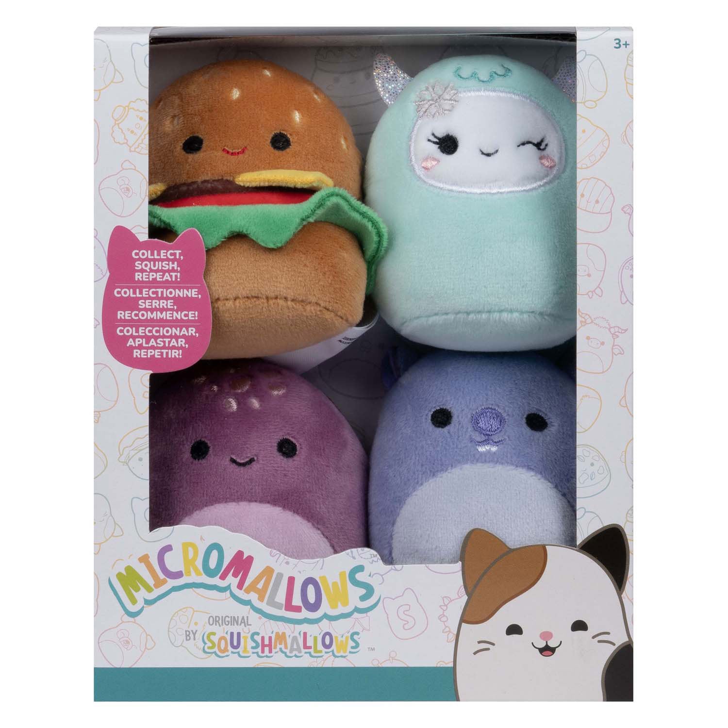 Micromallows en peluche 6,5 cm 4 pièces ensemble 2