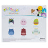 Squishmallows micromallows en peluche câlin - elin, altman, gideon, agnolo, safiyah, connie, 6-pack