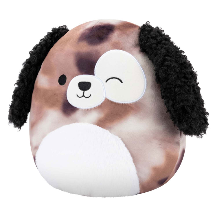 Peluche peluche Squishmallows - chien marbre marron zerdan, 30cm