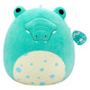 Peluche peluche Squishmallows - alligator tortuga bleu-vert, 40cm