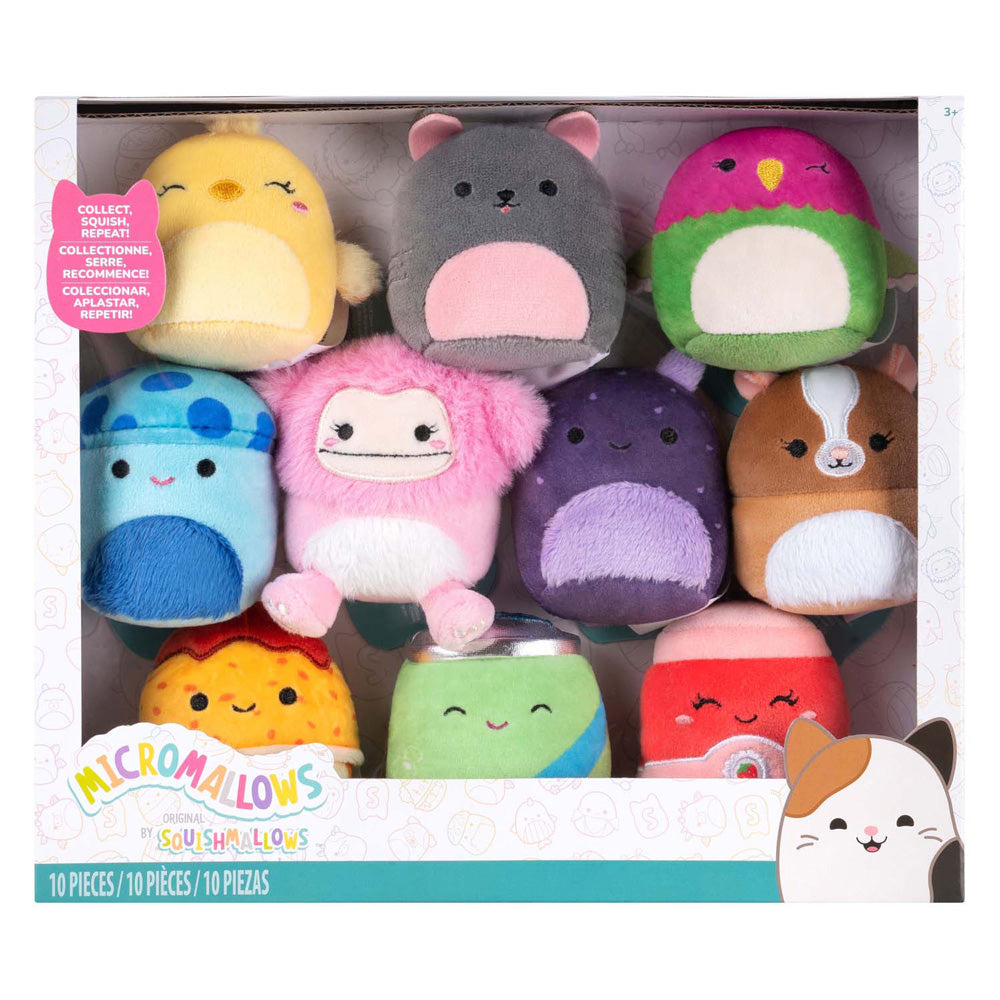 Jazwares squishmallows peluche peluche - micromallows automne - 10 pcs.