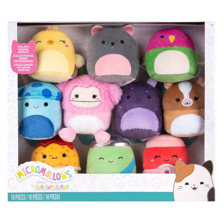 Jazwares squishmallows peluche peluche - micromallows automne - 10 pcs.