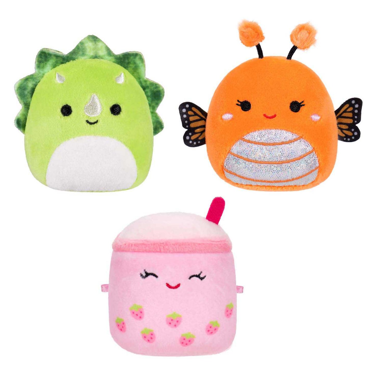 Peluche Micromallows 6,5 cm paquet de 3 mony, tristan victoria