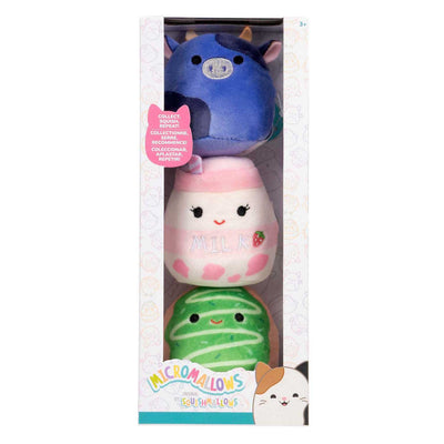 Peluche Micromallows 6,5 cm paquet de 3 ingred, amélie daisuke