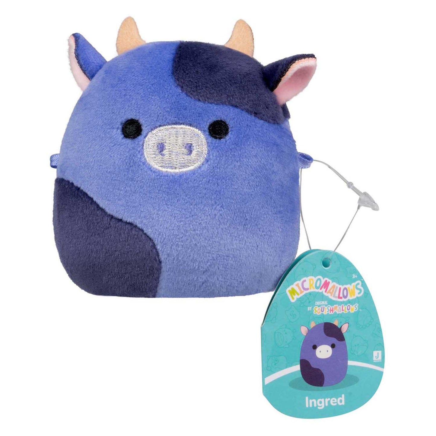 Peluche Micromallows 6,5 cm paquet de 3 ingred, amélie daisuke