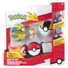 Jazwares Pokémon Clip 'n' Go avec sangle de jeu Chimchar Quick Ball