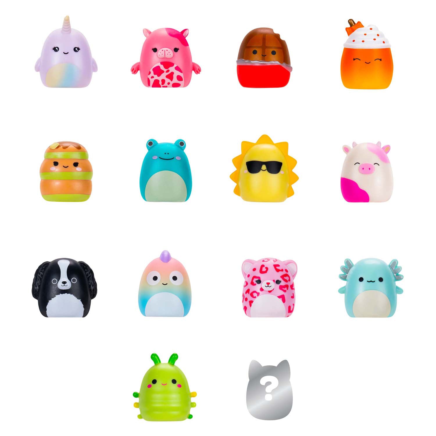 Squishmallows Jazwares - figurines squish-a-longs style 1 - 14 pcs.