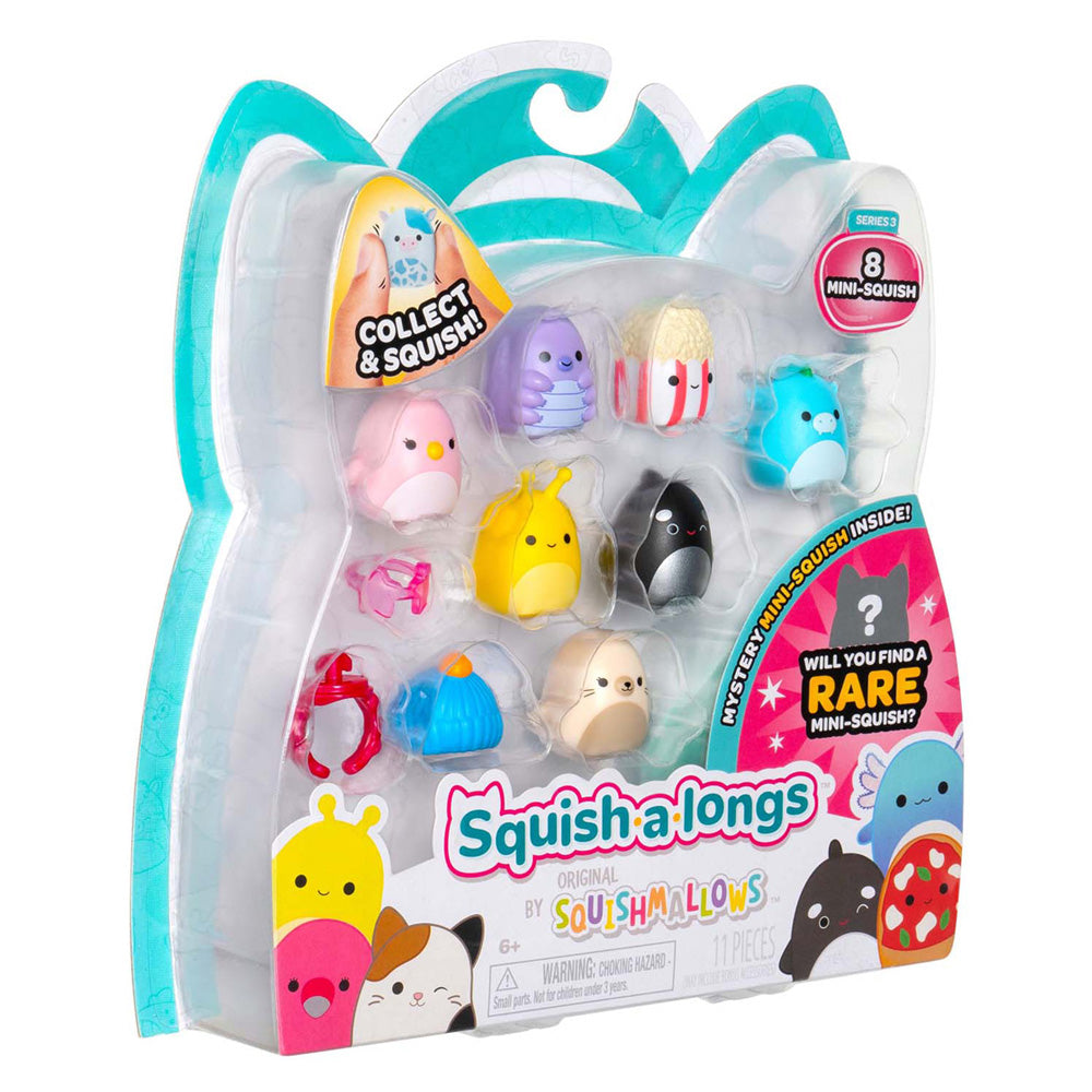 Squishmallows Jazwares - figurines squish-a-longs style 2 - 8 pcs.