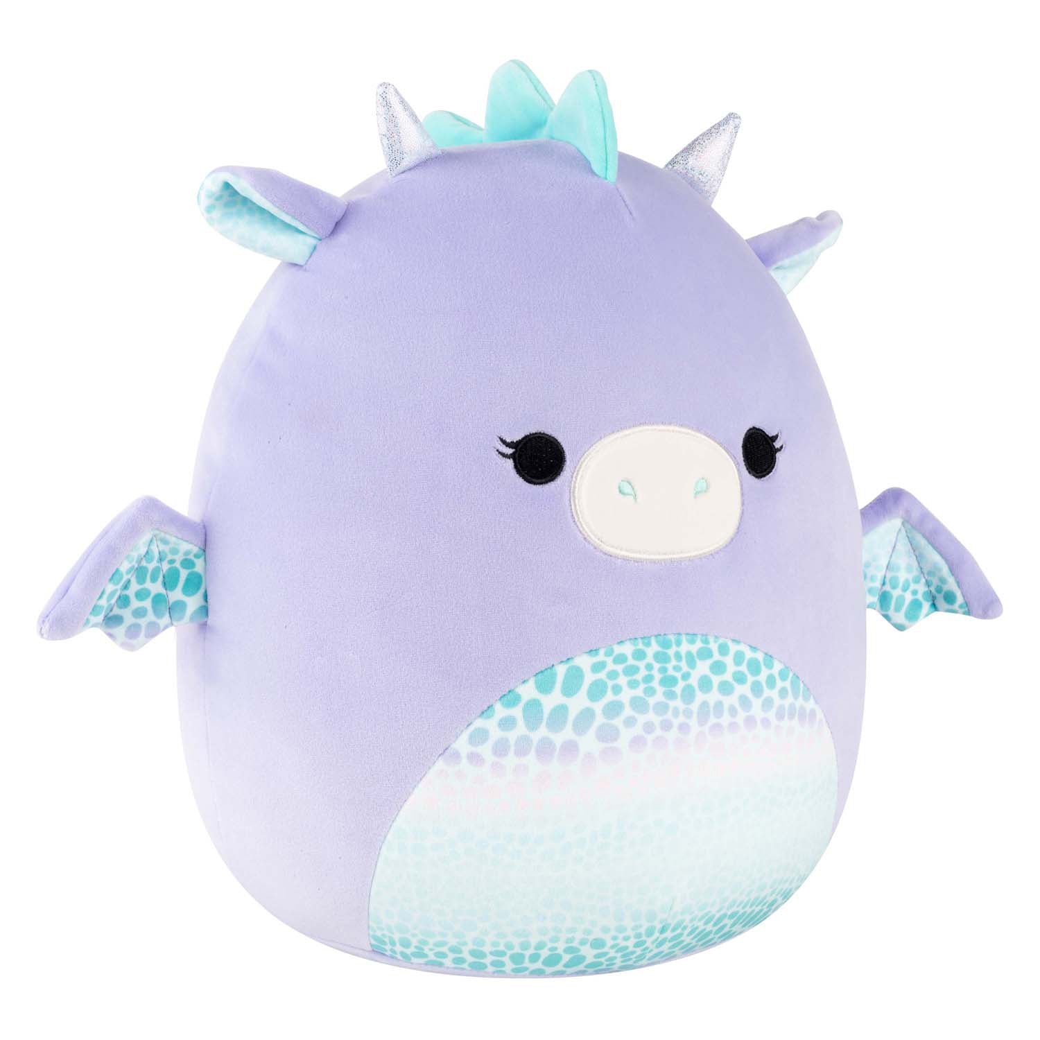 Peluche peluche Jazwares squishmallows - drow le dragon violet - 30cm