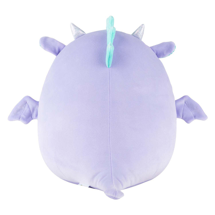 Peluche peluche Jazwares squishmallows - drow le dragon violet - 30cm