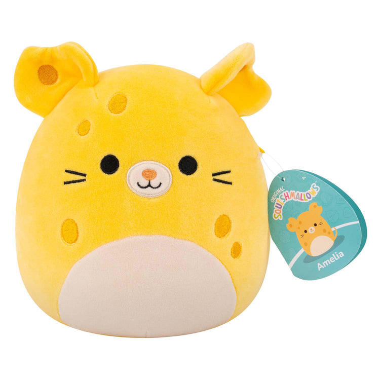 Peluche peluche Jazwares squishmallows - Amelia la souris fromage - 19cm