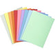 Dossier de tri exacompta 330000e carton assortiment couleurs