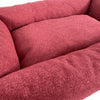 Baazis Baazis Panier de chien rouge