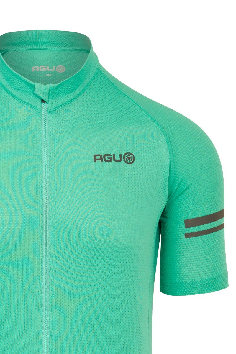 Core maillot de cyclisme essentiel hommes côté piscine vert