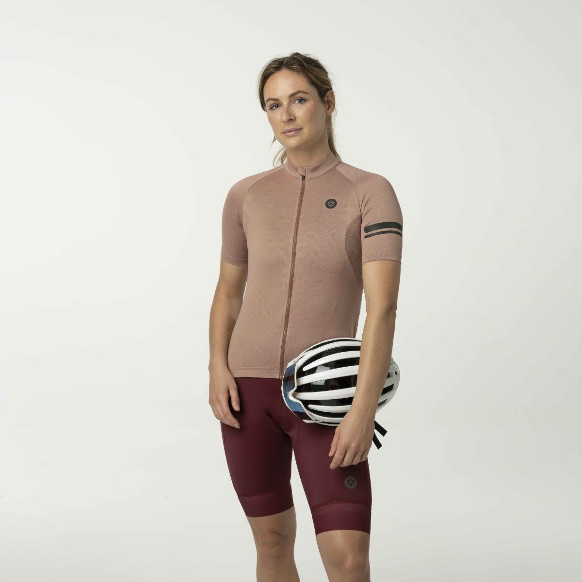 Core maillot de cyclisme essentiel dames marron flux