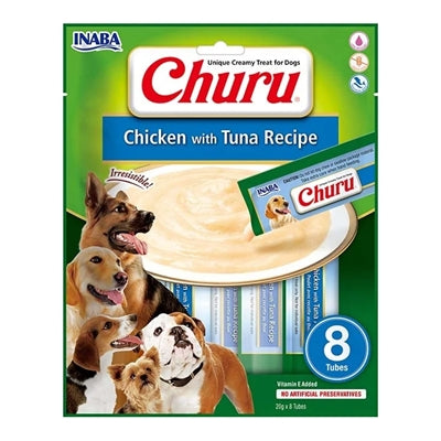 Inaba Dog Churu poulet avec recette de thon