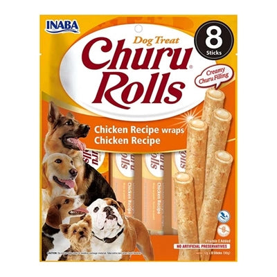Inaba Dog Churu Rolls Poulet Recepe Wraps