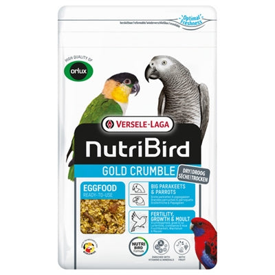 Nutrribird Gold Crumble Dry Eggood Frans de parakets perroquets
