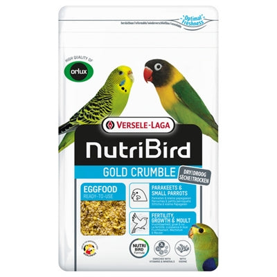Nutribird Gold Crumble Dry Eggfill Parkekets Petit perroquets