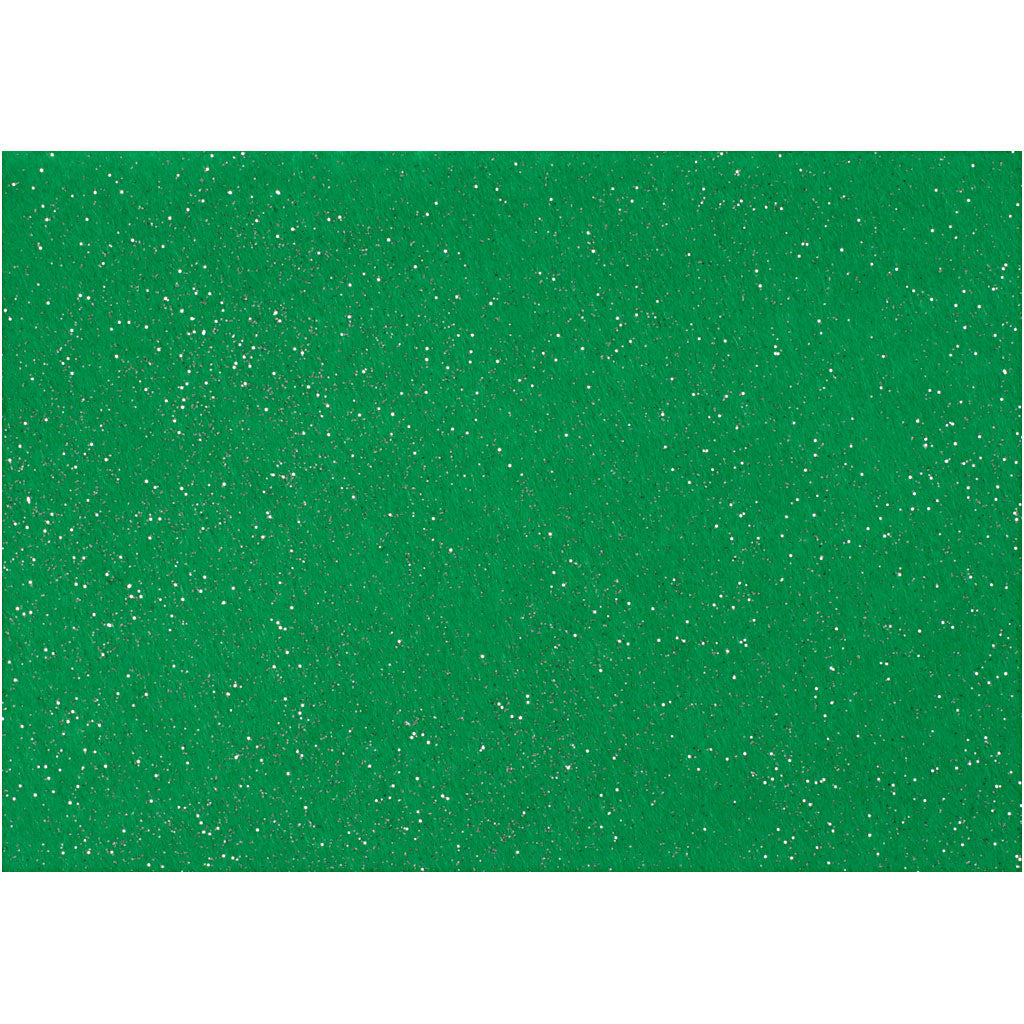 Feutre de loisir Creativ company, a4, feuille 210x297 mm, épaisseur 1,5-2 mm, vert, 10 feuilles 1 boîte