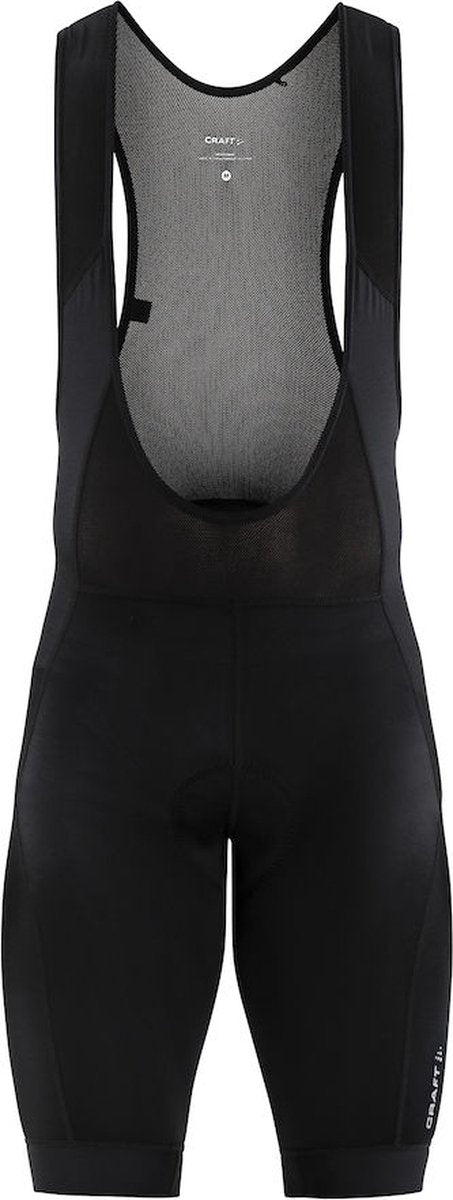 Craft core essence bib shorts m cuissard de cyclisme pour hommes - noir - argent