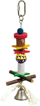 Jouet oiseau flamant bel lave - multicolore - 34 x 12 x 4,5 cm