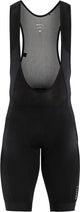 Craft core essence bib shorts m cuissard de cyclisme pour hommes - noir - argent