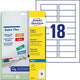 Etiquettes magnétiques avery zweckform blanc