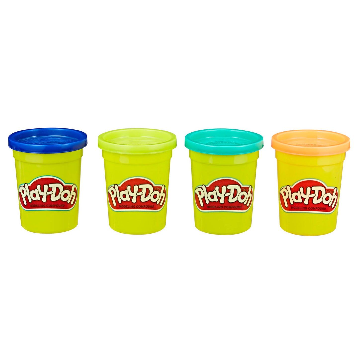 Paquet de 4 Play-Doh (couleurs sauvages)