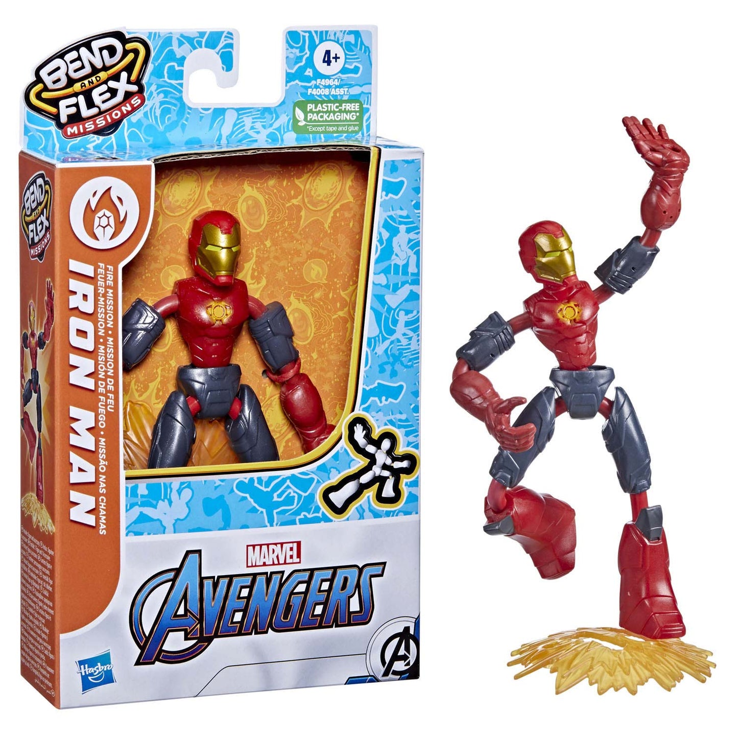 Avengers Bend et Flex Fire Mission