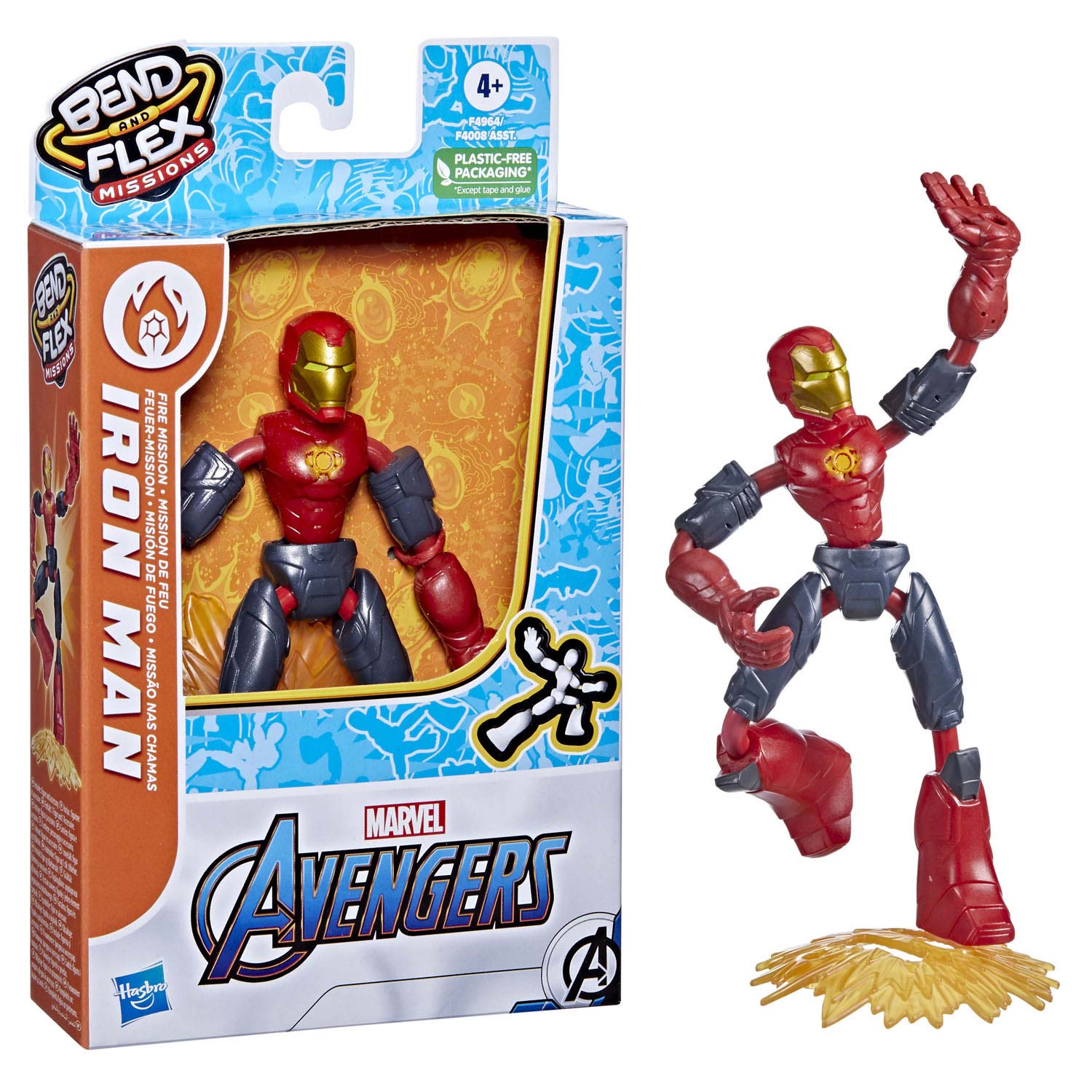 Avengers Bend et Flex Fire Mission